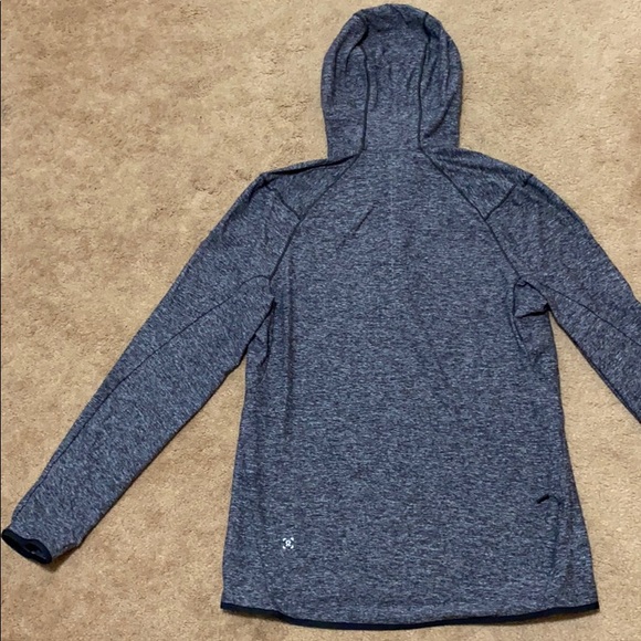 Lululemon Heathered Black Surge Warm 1/2 Zip Hoodie - Picture 10 of 16
